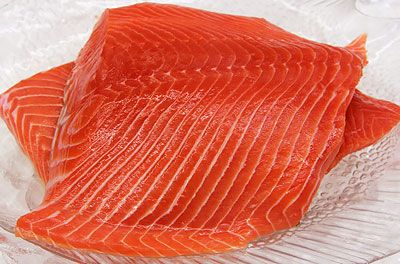 Wild King Salmon Filet in Local Wild Caught Sustainable Seafood at Ocean Bleu Seafoods