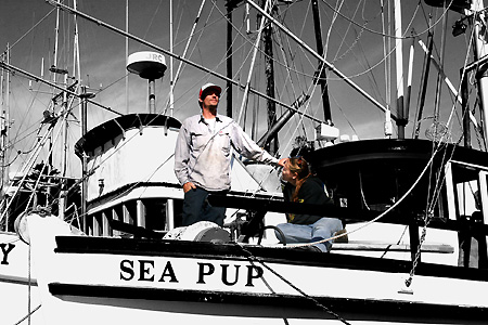 Ocean Bleu Seafoods owners Michael and Vanessa Donovan